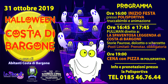 HALLOWEEN A COSTA DI BARGONE